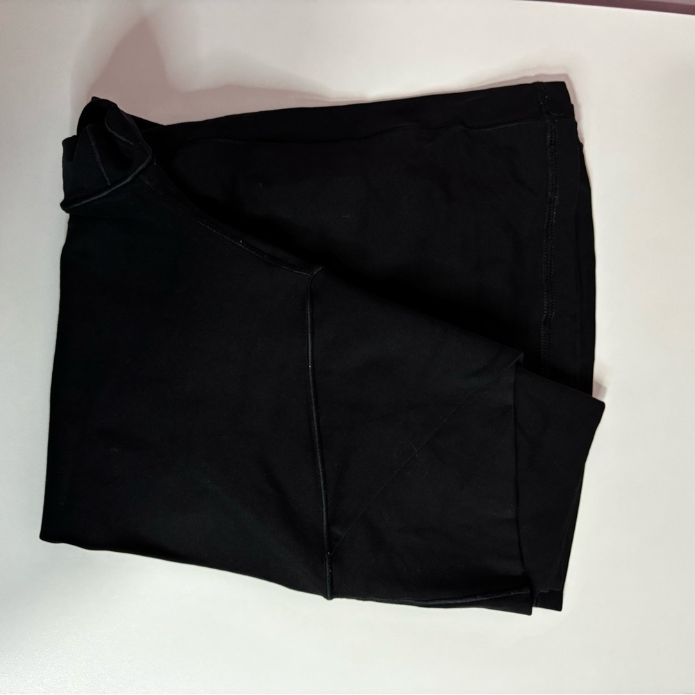 Aerie Black Crossover Flare Leggings